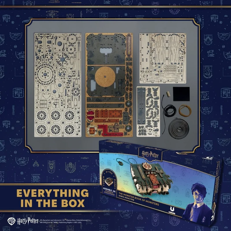 UGEARS 70274 - Harry Potter Das Monsterbuch der Monster