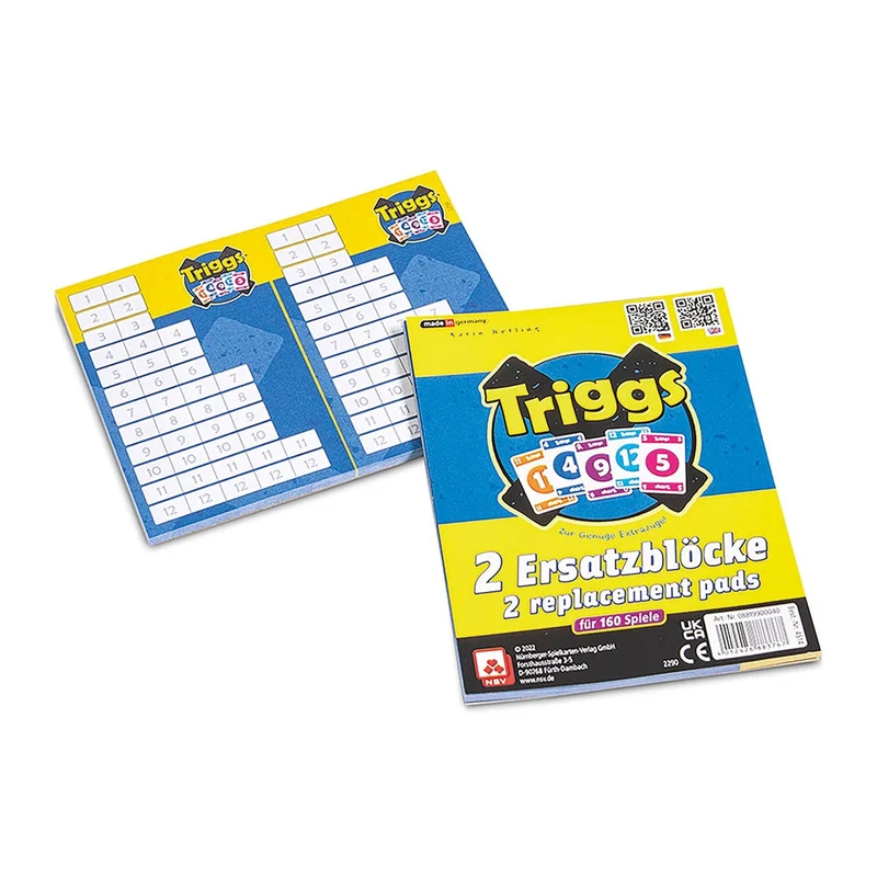 Nürnberger Triggs - Zusatzblöcke 2x80 Blatt (d)