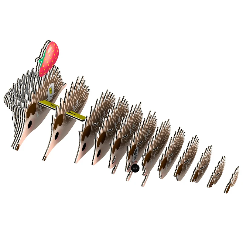 Öko-Puzzle 3D – Igel