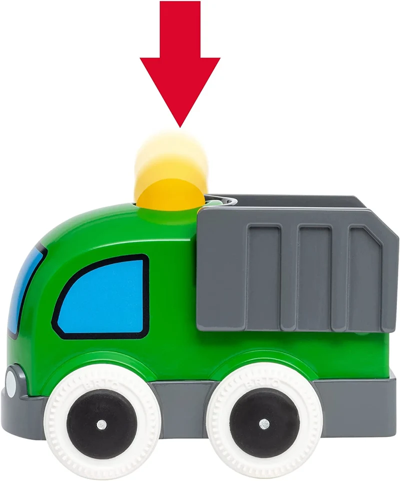 Holzspielzeug „Drücken und Fahren“ – Lastwagen