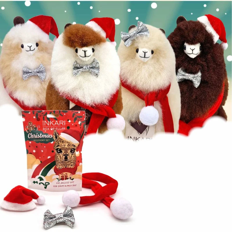 Zubehörset für Alpakas – Weihnachten