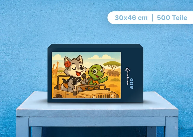 112073 Kinder - Rose und Taz Puzzle