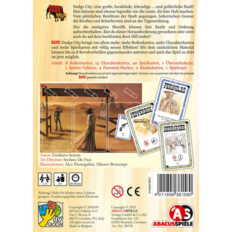 AbacusSpiele Bang! Dodge City Erweiterung