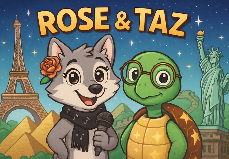 112038 Kinder - Rose und Taz Puzzle