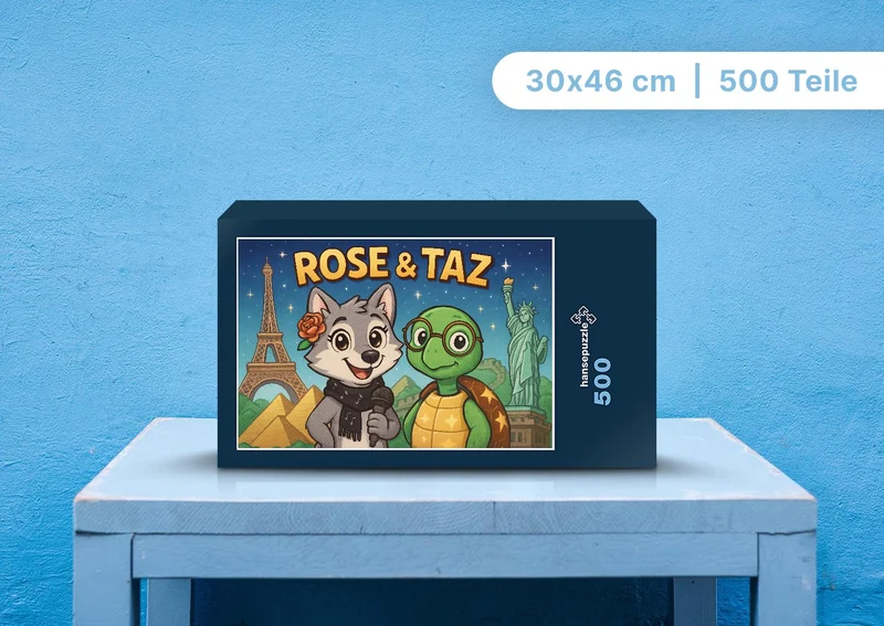 112038 Kinder - Rose und Taz Puzzle