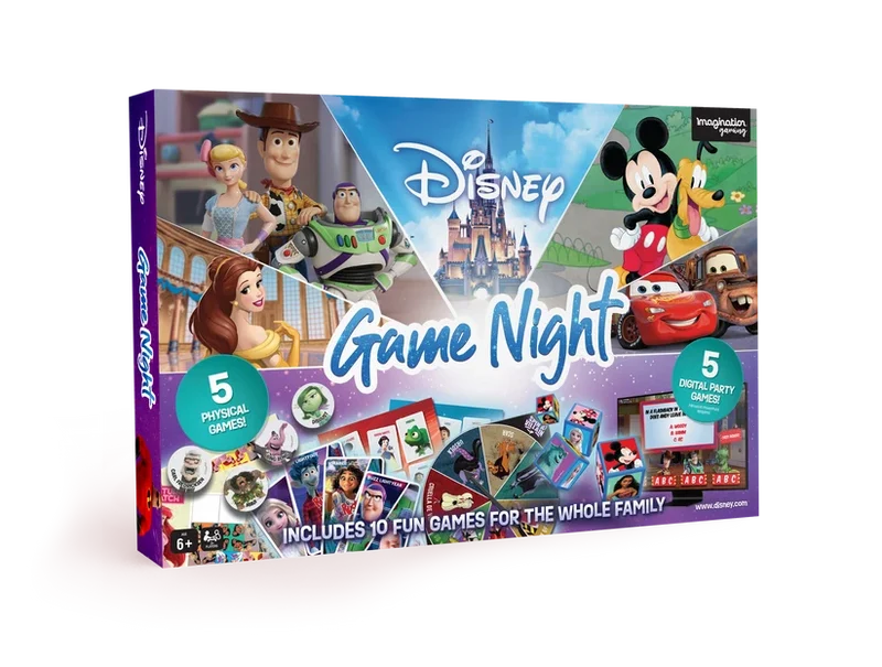 Disney - Family Game Night 10-in-1 Board Game - Ten Games One Magical Night