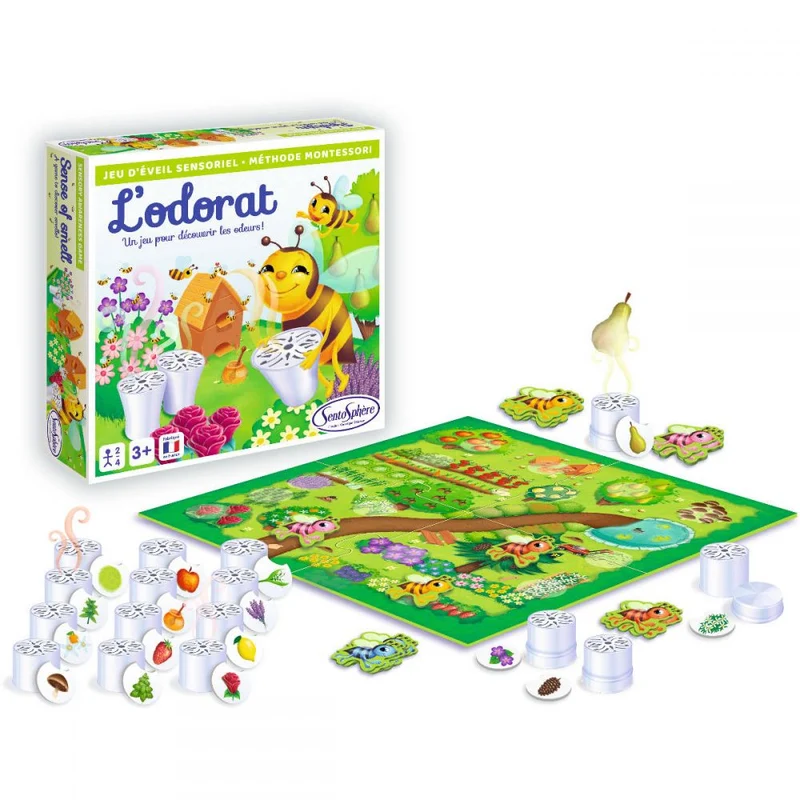 Sinnes-Spiel „Geruchssinn“ nach der Montessori-Methode