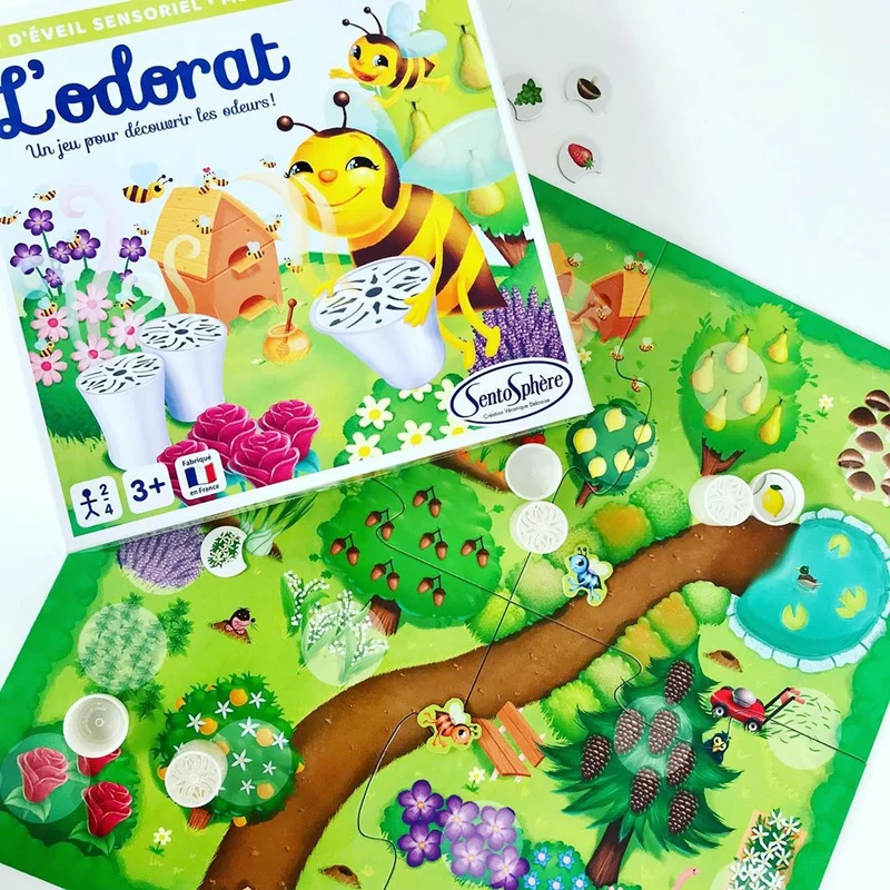 Sinnes-Spiel „Geruchssinn“ nach der Montessori-Methode