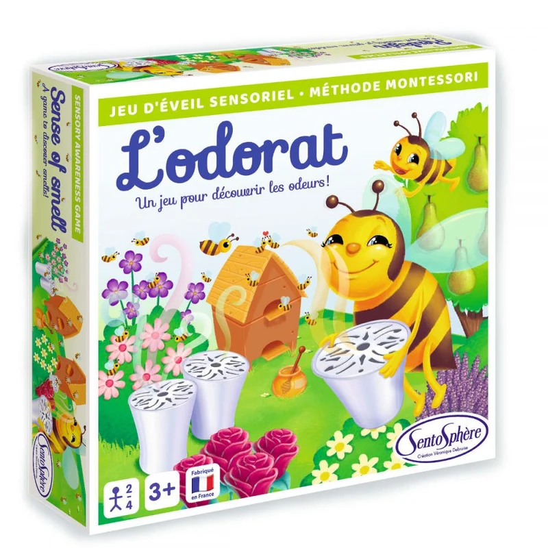 Sinnes-Spiel „Geruchssinn“ nach der Montessori-Methode