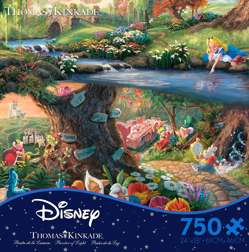 Alice in Wonderland, Thomas Kinkade - Disney