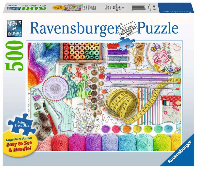 PFG Ravensburger Needlework Station (500 Large) (Usage/Used - PUZZLES FOR GOOD)