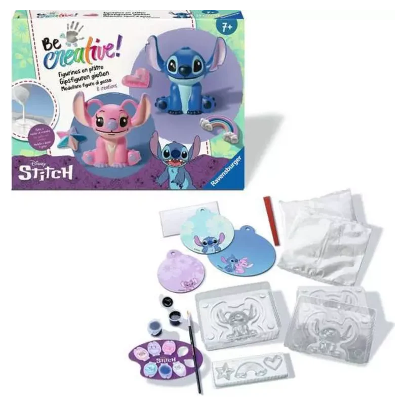 Ravensburger - BeCreative Maxi Disney Stitch - Bastelset Gipsgießen
