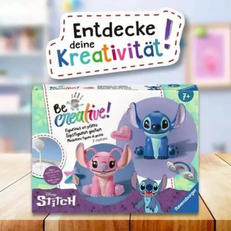 Ravensburger - BeCreative Maxi Disney Stitch - Bastelset Gipsgießen