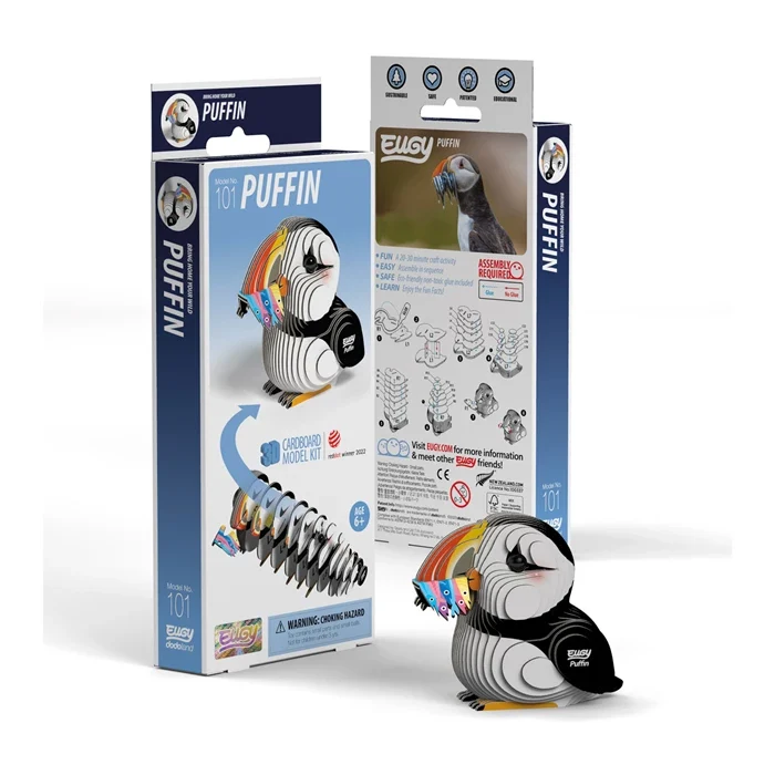 Eugy - 3D Bastelset Papageientaucher