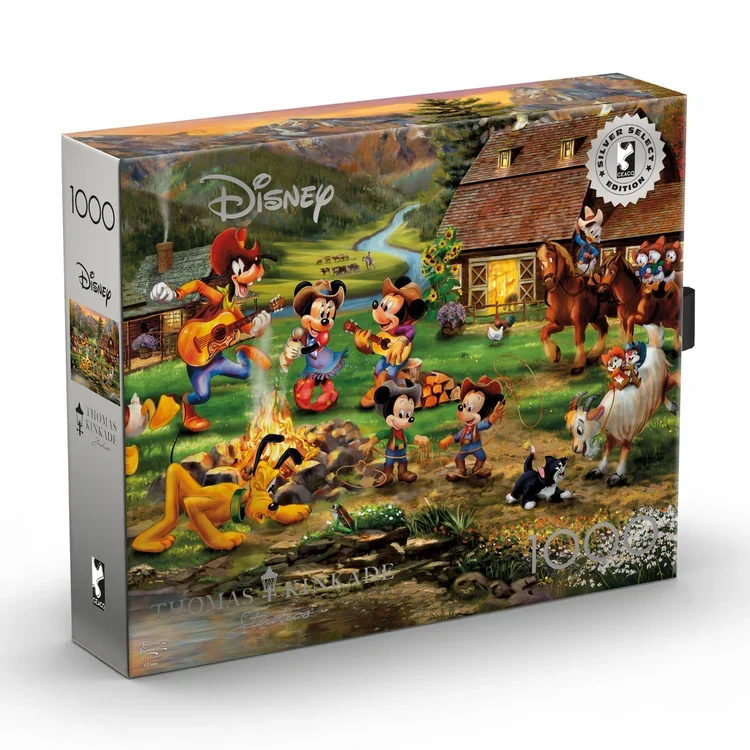Silver Disney - Rocky Mountain Round-Up, Thomas Kinkade (1000pcs)