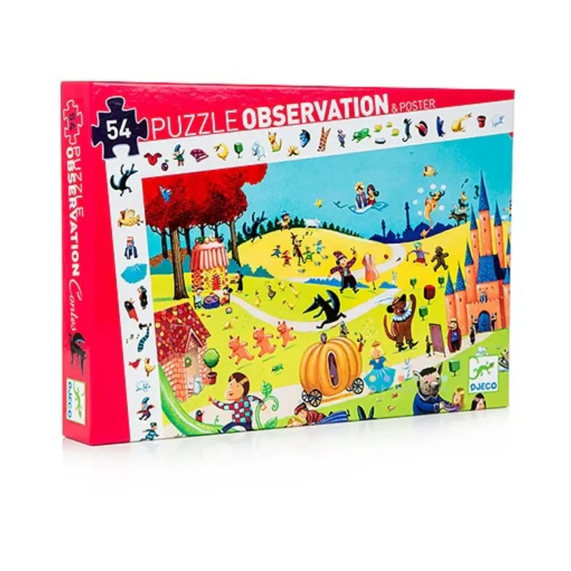 Djeco - Puzzle Märchen Observation und Poster