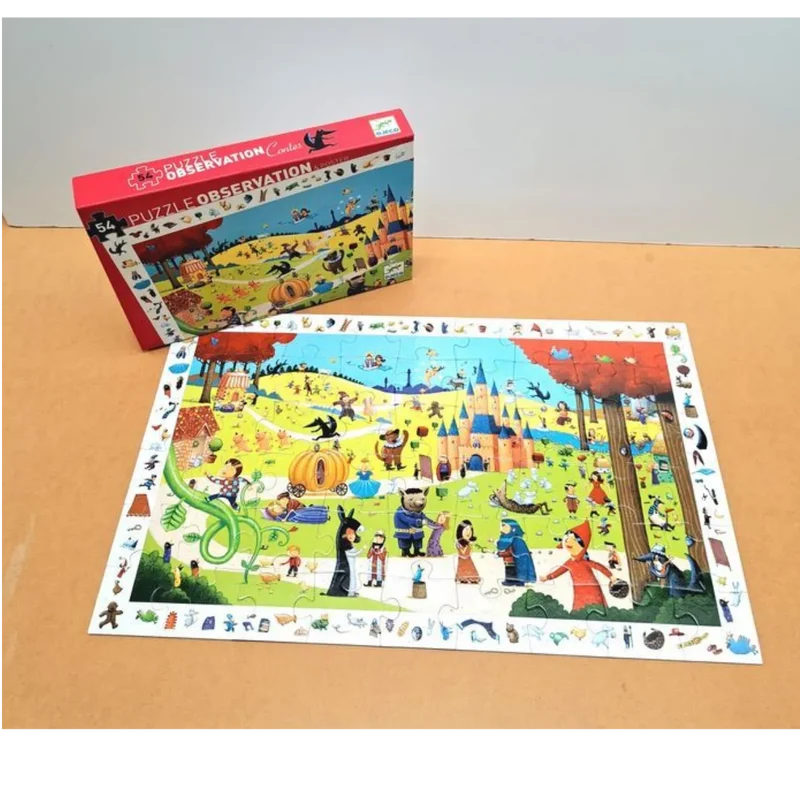 Djeco - Puzzle Märchen Observation und Poster
