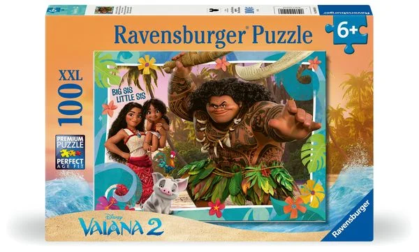 Ravensburger - Disney Vaiana 2 - Aufbruch in neue Welten - 100 XXL Teile