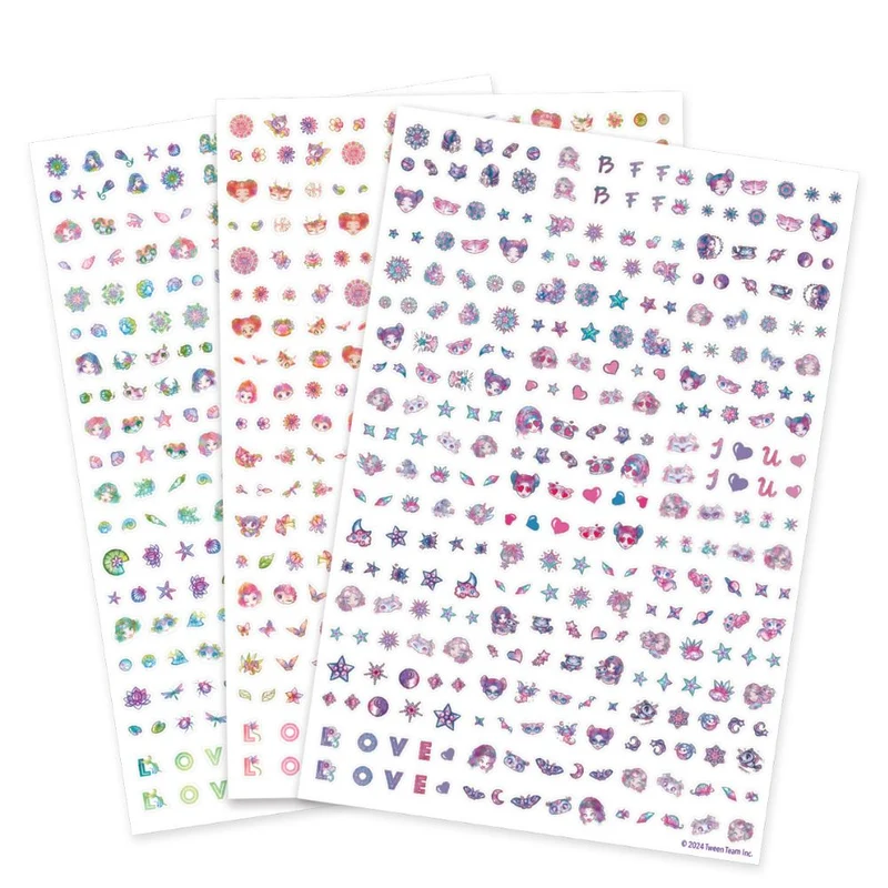Nagelsticker für Kinder, 300 Stück – Petulia