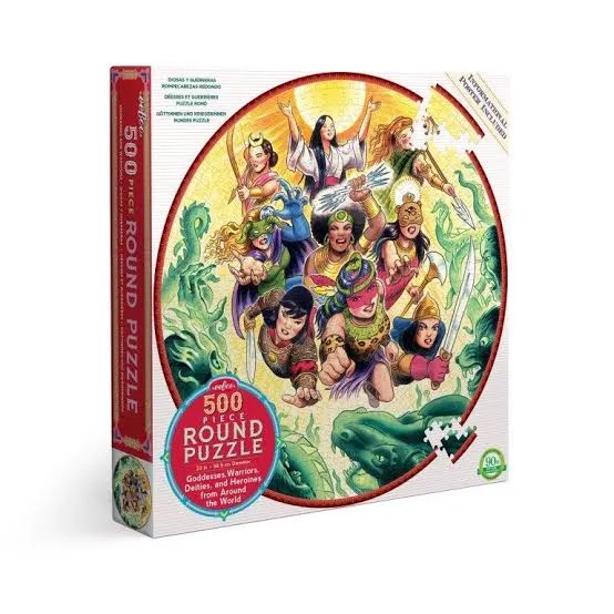 PFG Goddesses and Warriors (ROUND) (500pcs) (Usage/Used - PUZZLES FOR GOOD)