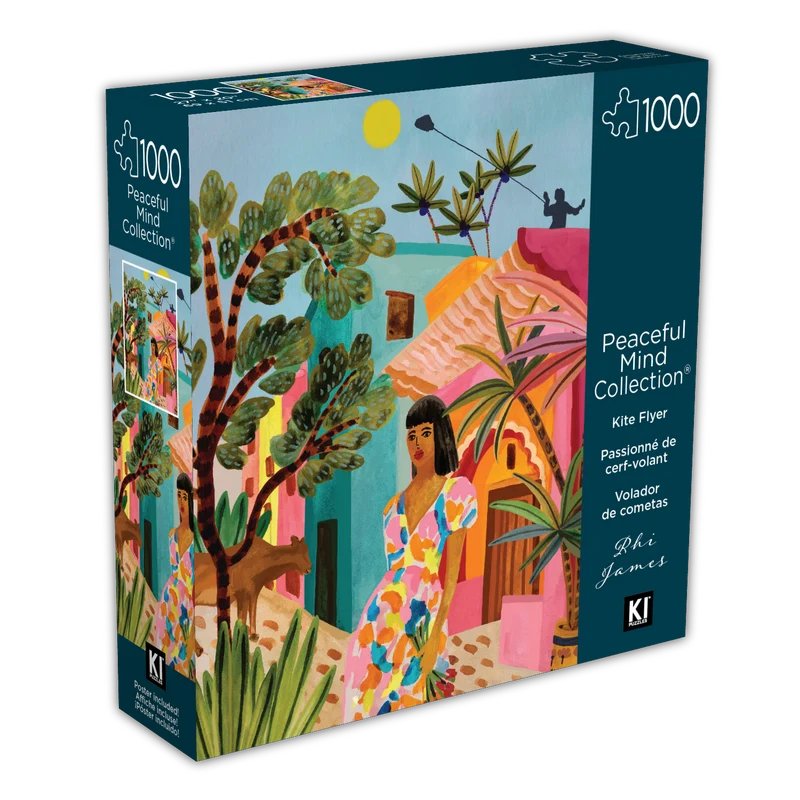 PFG Peaceful Mind - Kite Flyer (1000pcs) (Usage/Used - PUZZLES FOR GOOD)