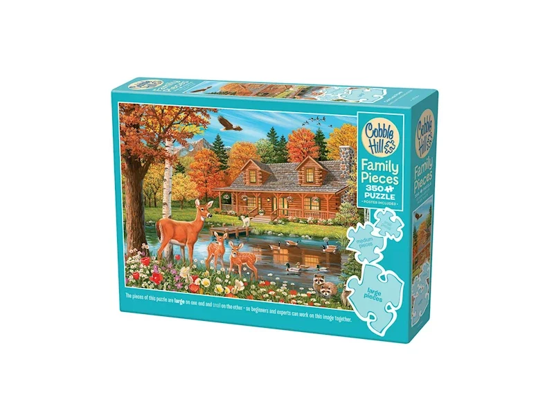 Cobble Hill - Häuschen mit Teich - 350 Teile