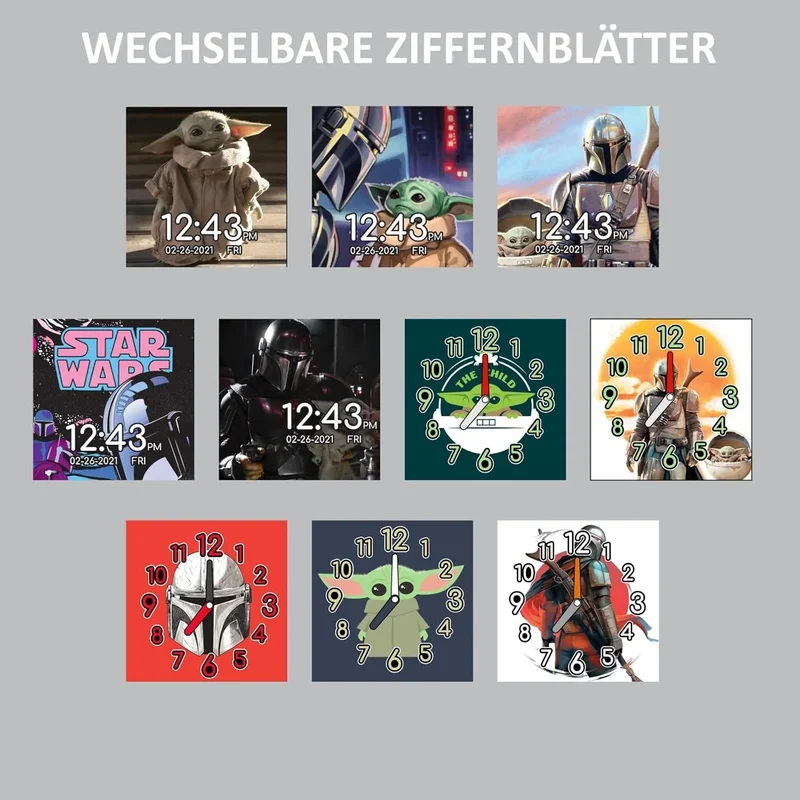 Accutime - Star Wars Mandalorian Baby Yoda Smart Watch für Kinder