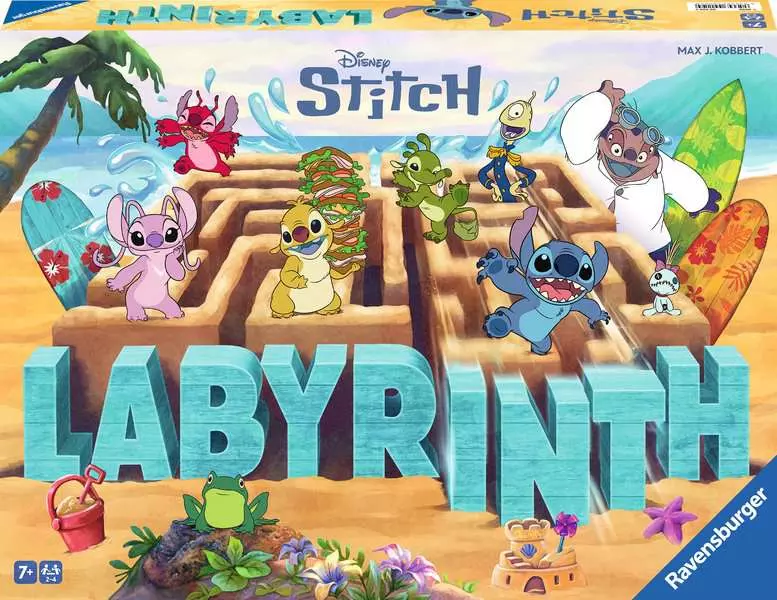 Ravensburger - Disney Stitch Brettspiel Labyrinth