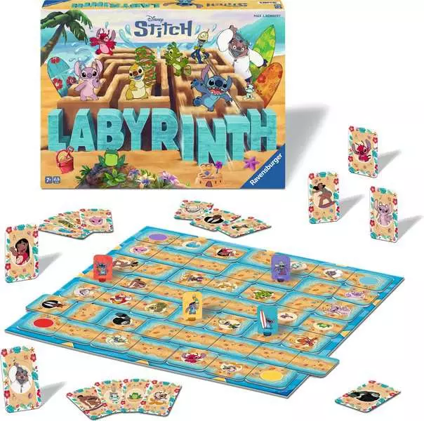 Ravensburger - Disney Stitch Brettspiel Labyrinth