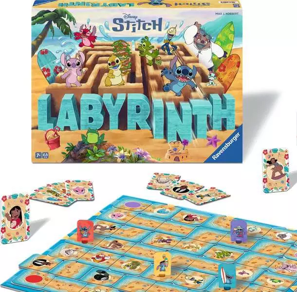 Ravensburger - Disney Stitch Brettspiel Labyrinth
