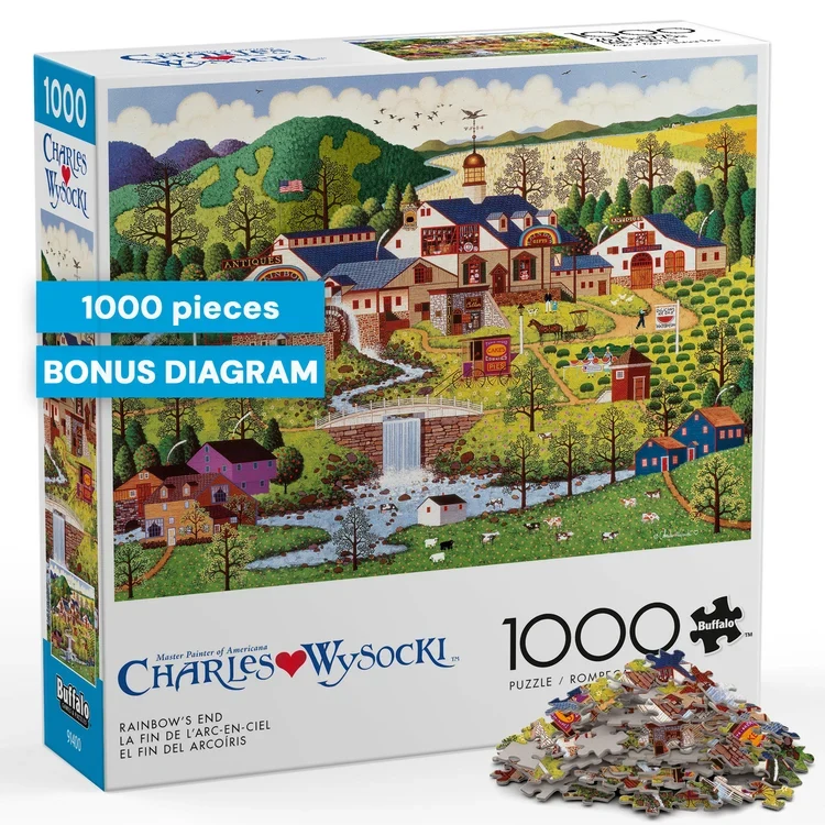 DMG Rainbow's End, Charles Wysocki (1000pcs) (DAMAGED BOX)