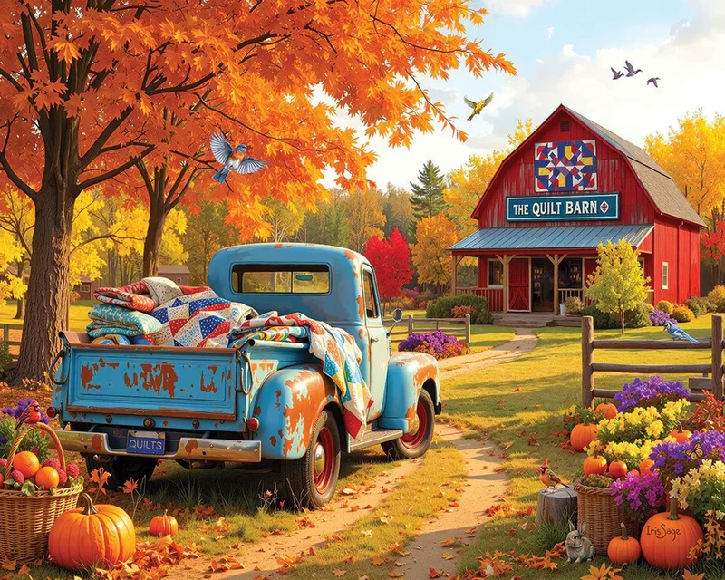 DMG The Quilt Barn (1000pcs) (DAMAGED BOX)