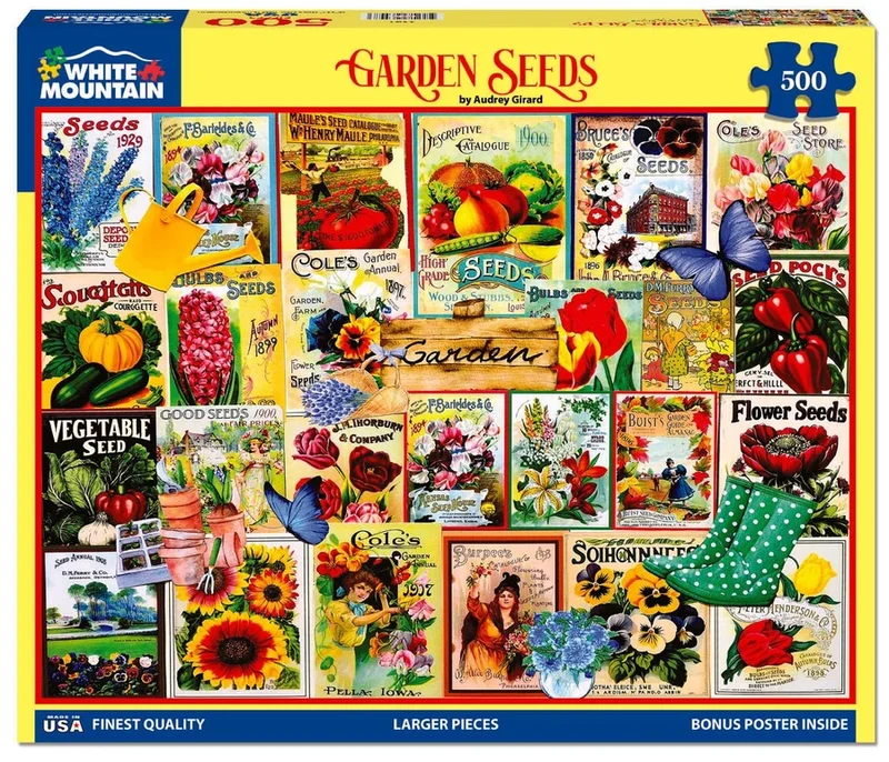 Garden Seeds, Audrey Girard (500pcs)