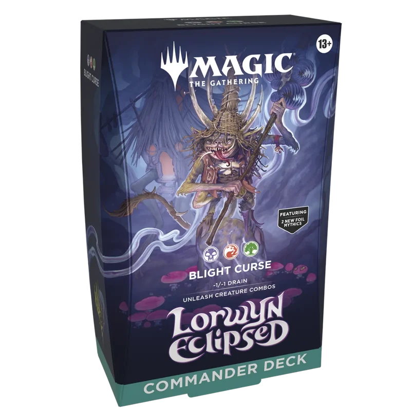 Magic the Gathering - Lorwyn Eclipsed - Blight Curse - Commander Deck
