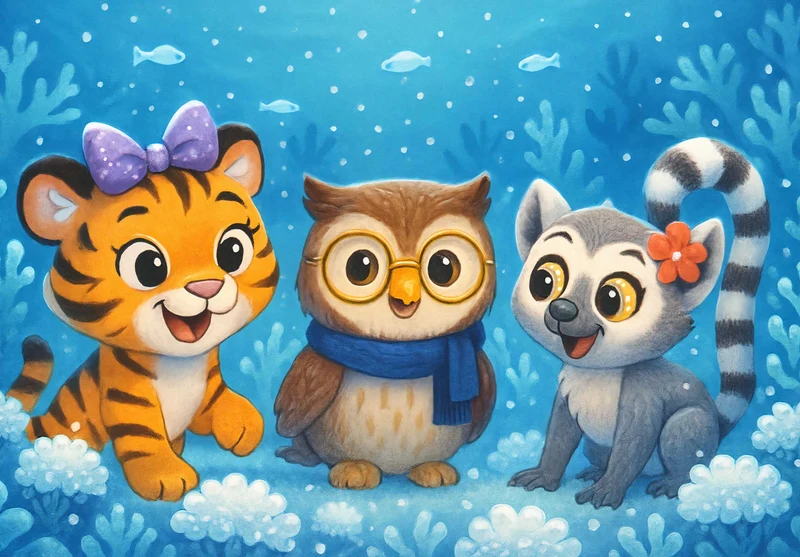 111978 Kinder - Tina, Ollie und Lulu Puzzle