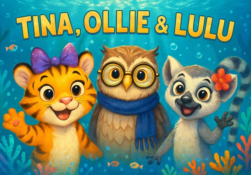 111973 Kinder - Tina, Ollie und Lulu Puzzle