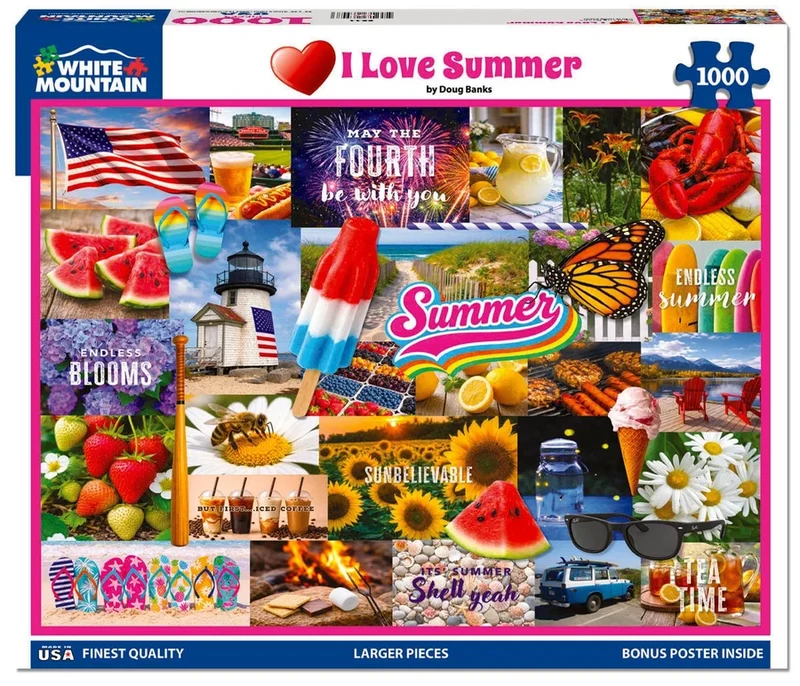 I love Summer, Doug Banks (1000pcs)