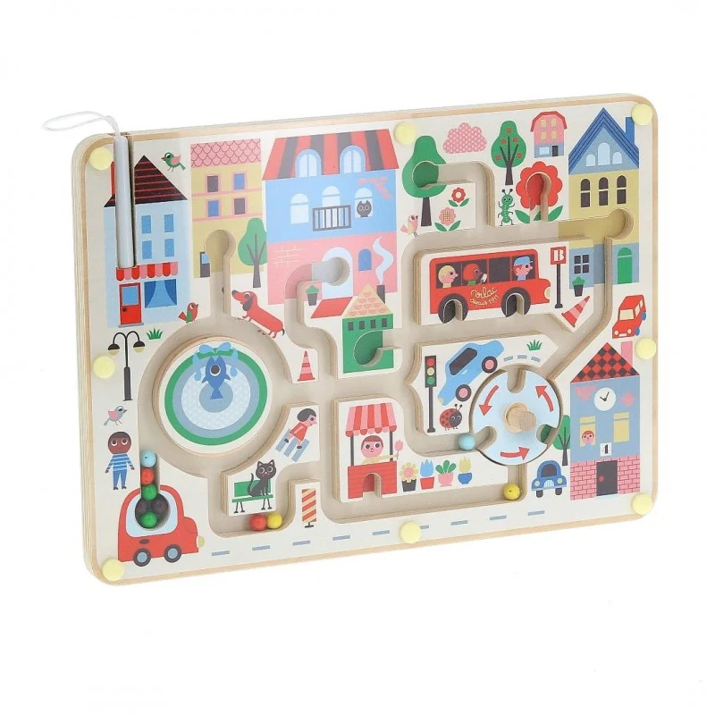 Magnetisches Labyrinthspiel – Stadt