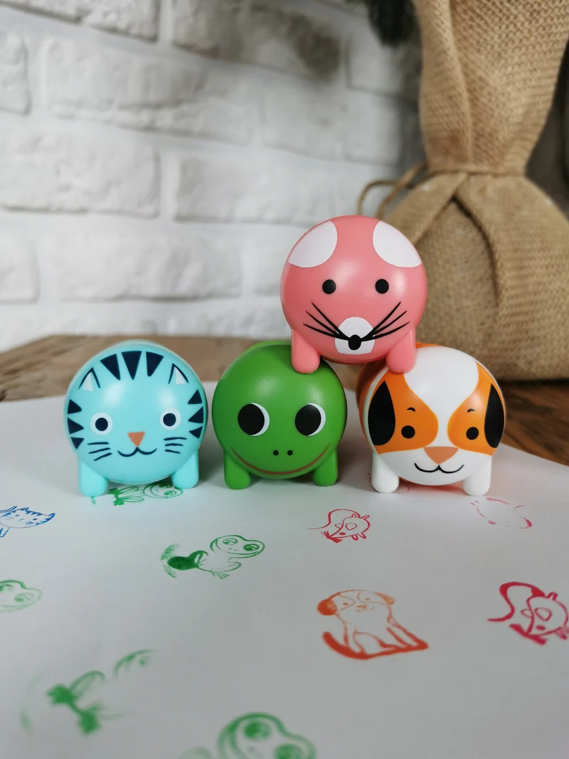 Stempel für Kleinkinder – Gartentiere