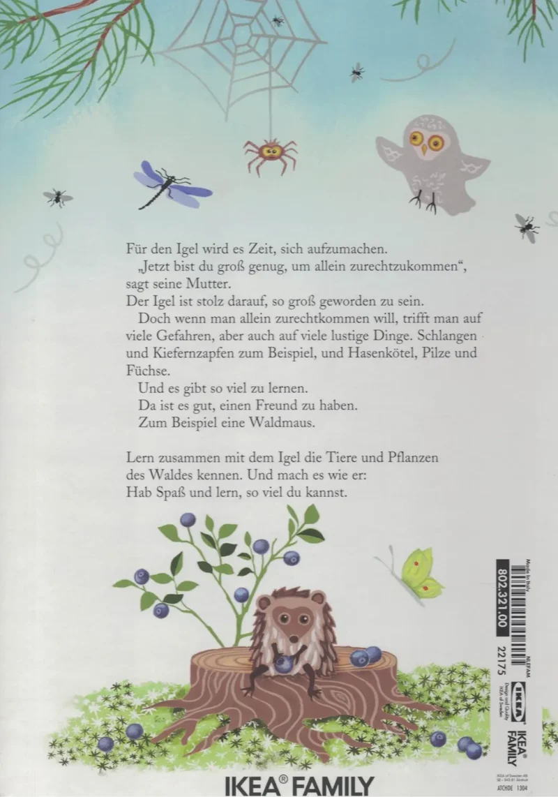 🦔 Der Igel kommt allein zurecht – Kinderbuch