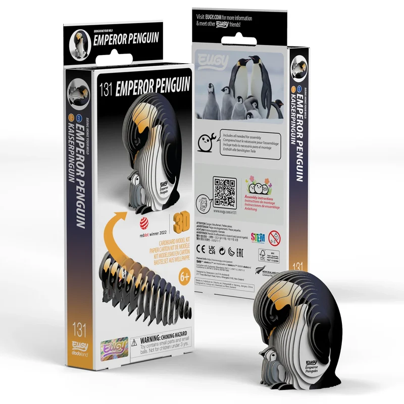 Eugy - 3D Bastelset Kaiserpinguin