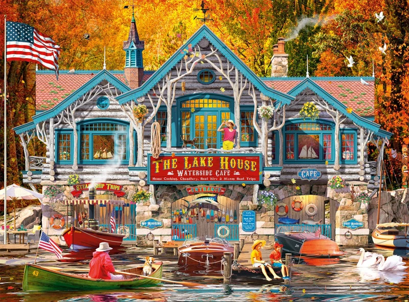 PFG Country Life: Retreat At The Lake (Usage/Used - PUZZLES FOR GOOD)