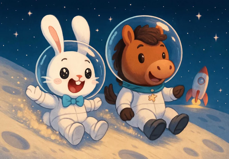 111913 Kinder - Bouncy und Huf Puzzle