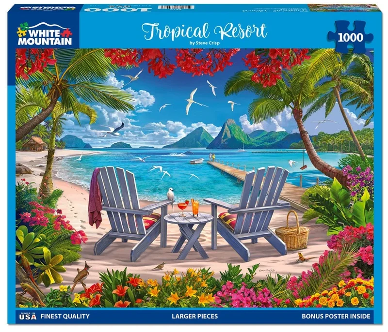 Tropical Resort, Steve Crisp (1000pcs)