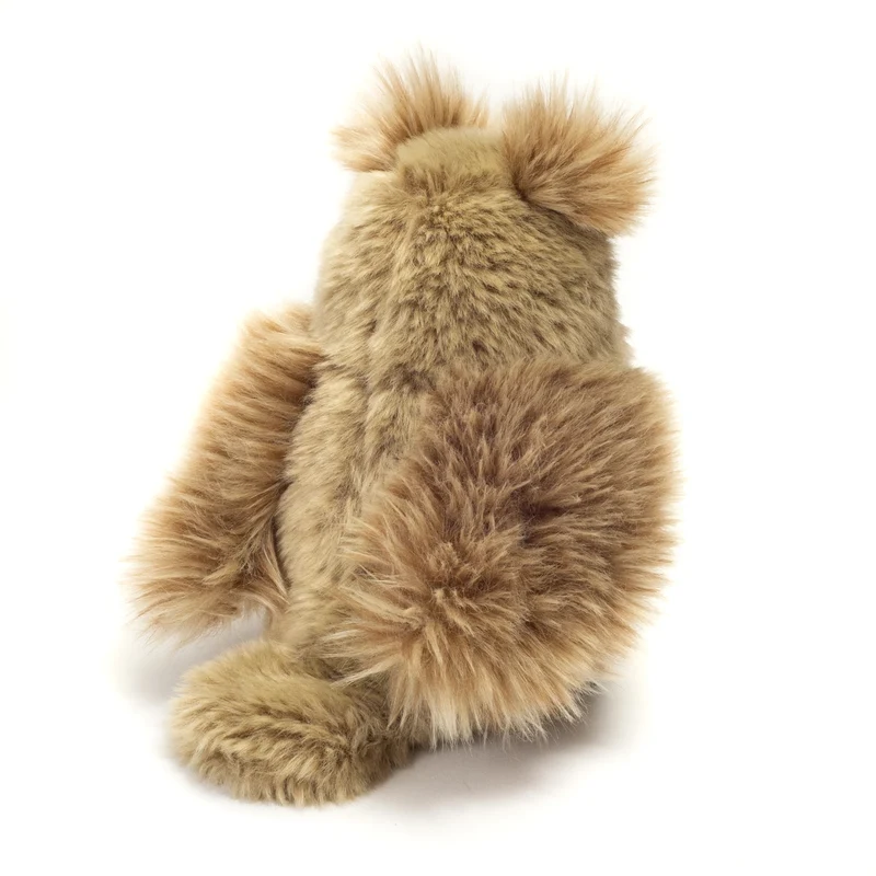 Teddy-Hermann Eule graubraun 17cm – realistisches Kuscheltier