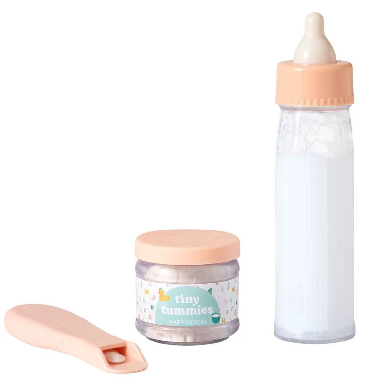 Tiny Tummies Set mit Zauberflasche und Glas – Baby Cereal