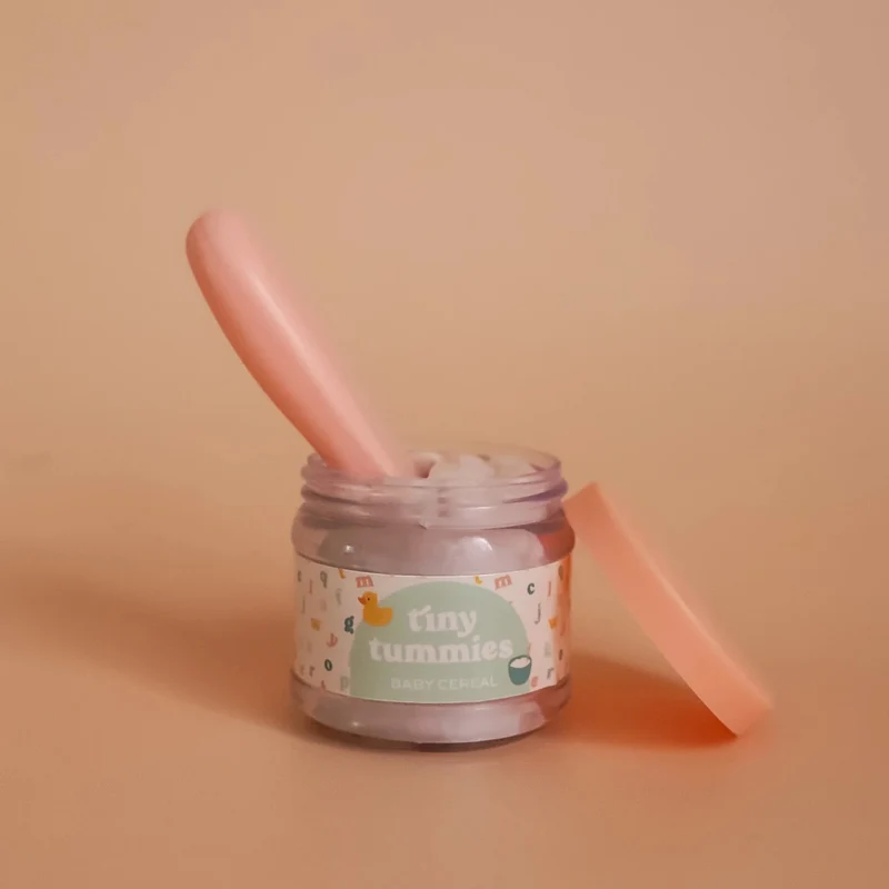 Tiny Tummies Set mit Zauberflasche und Glas – Baby Cereal