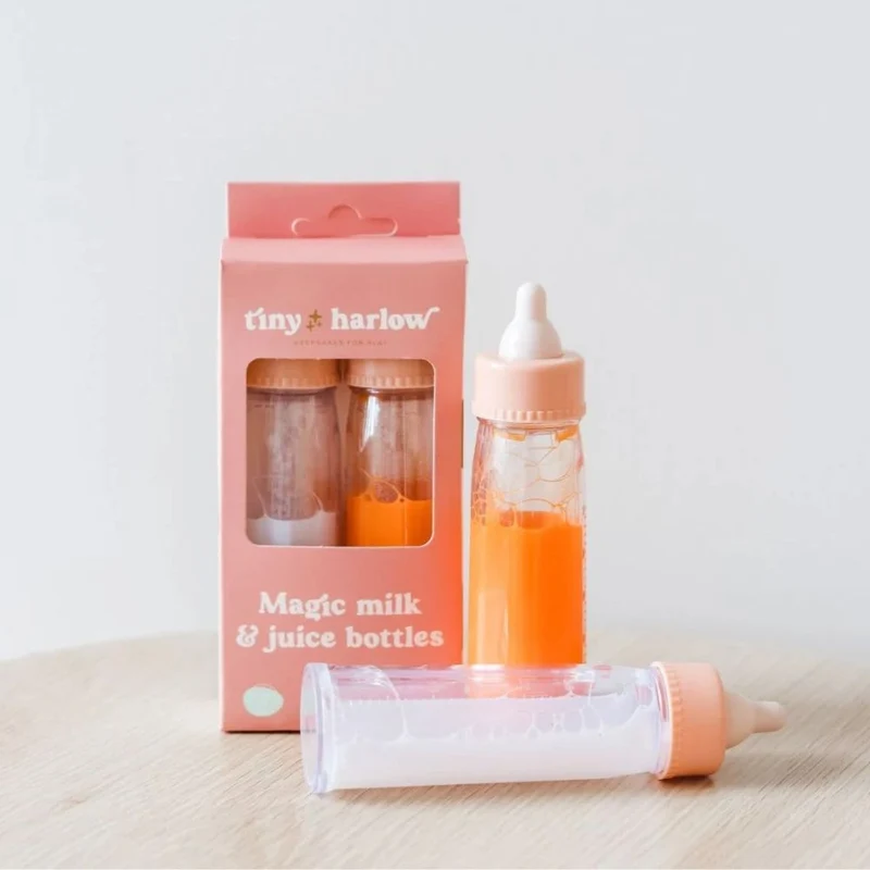 Set mit Zauberfläschchen – Milch und Saft