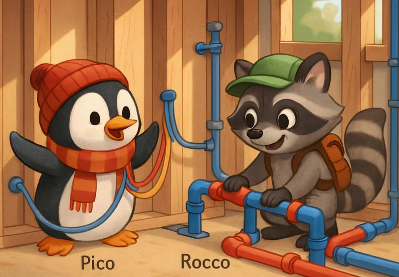111873 Kinder - Pico und Rocco Puzzle