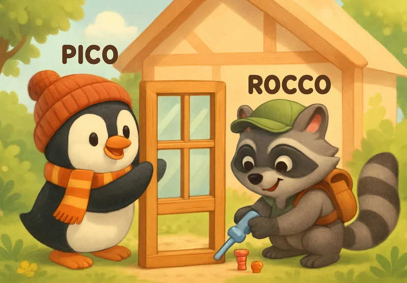 111868 Kinder - Pico und Rocco Puzzle